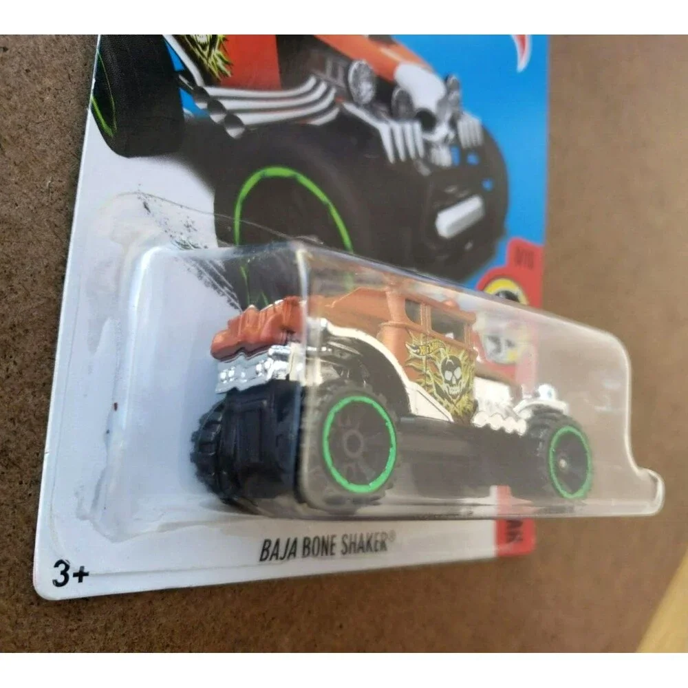 2017 Hot Wheels BAJA BONE SHAKER HW Daredevils #91/3 Satin Orange Off Road 6-SP